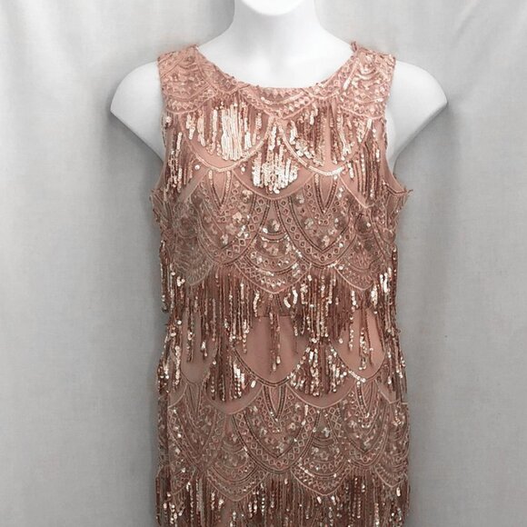Goddiva Sequin Dress Evening Formal Parties Prom Size 8 NWT - Picture 5 of 13